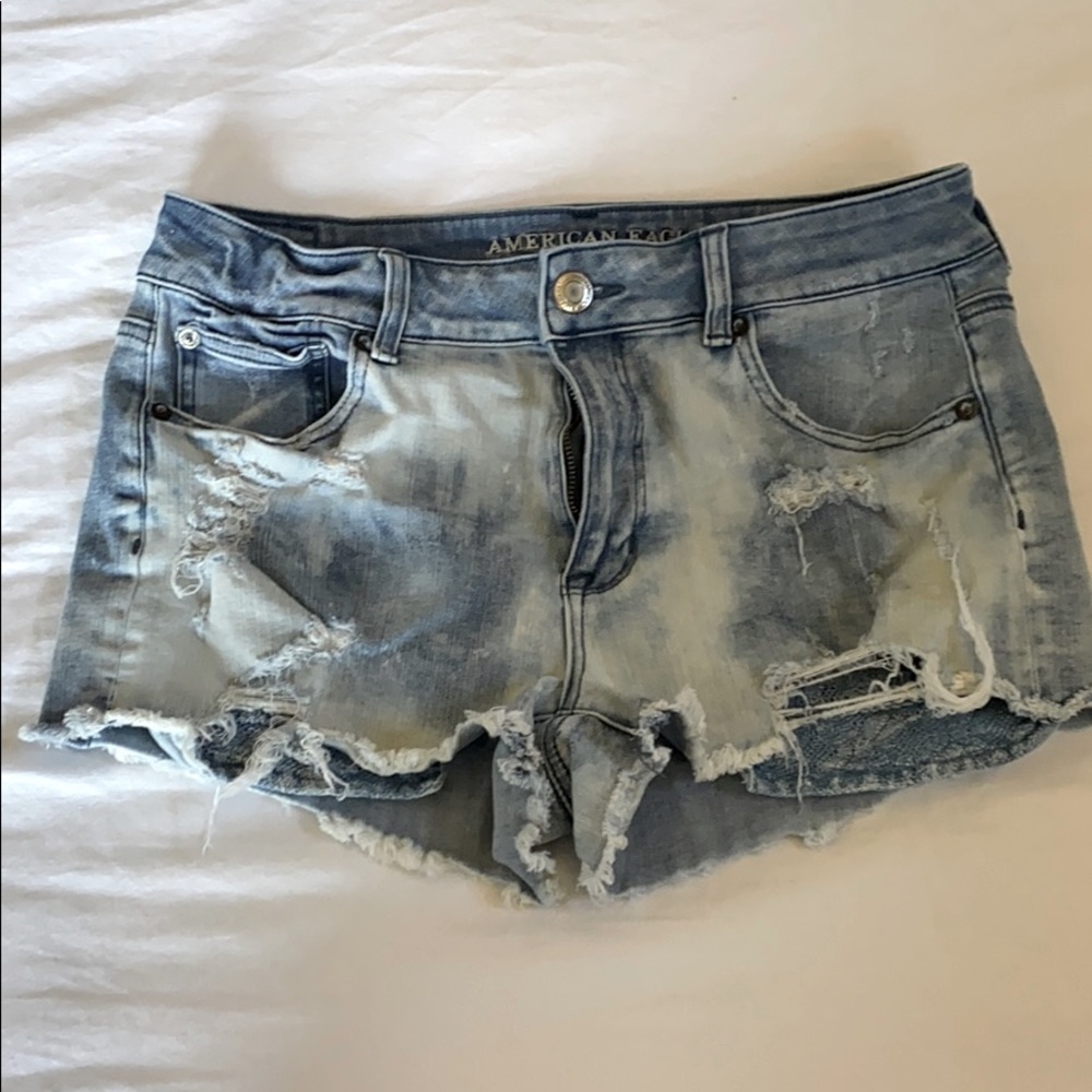 Denim shorts